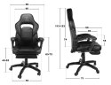 Fotel obrotowy do biurka TITAN BLACK ALCANTARA PRO SPC Prototype
