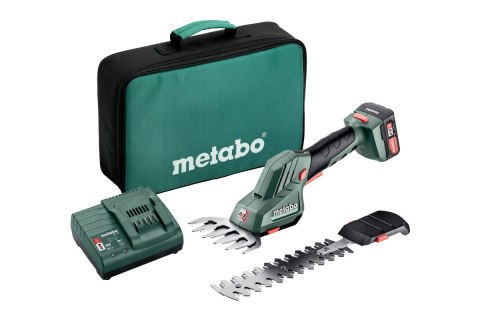 NOŻYCE AKUMULATOROWE DO KRZEWÓW I TRAWY 12V SGS 12 Q 1*2.0AH METABO