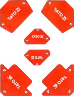 ZESTAW SPAWALNICZYCH KĄTOWNIKÓW MAGNET. 6 SZT. YATO