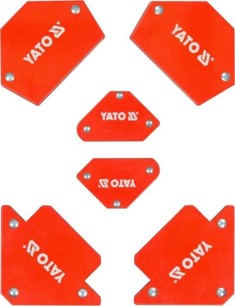 ZESTAW SPAWALNICZYCH KĄTOWNIKÓW MAGNET. 6 SZT. YATO
