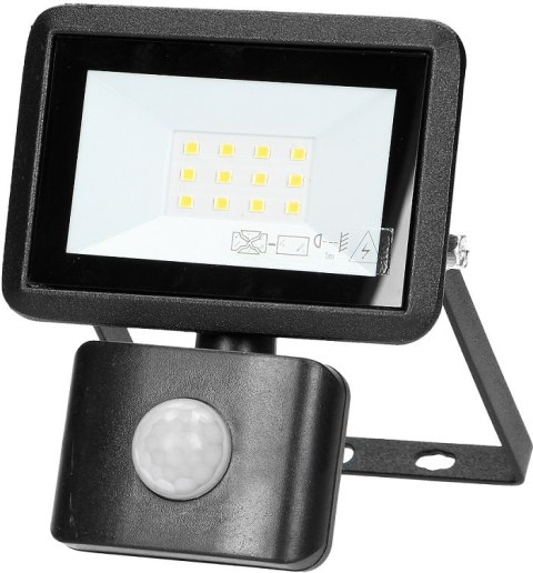 NAŚWIETLACZ LED Z PIR 10W 800LM IP44 4000K FARO NAŚWIETLACZ LED Z PIR 10W 800LM IP44 4000K FARO