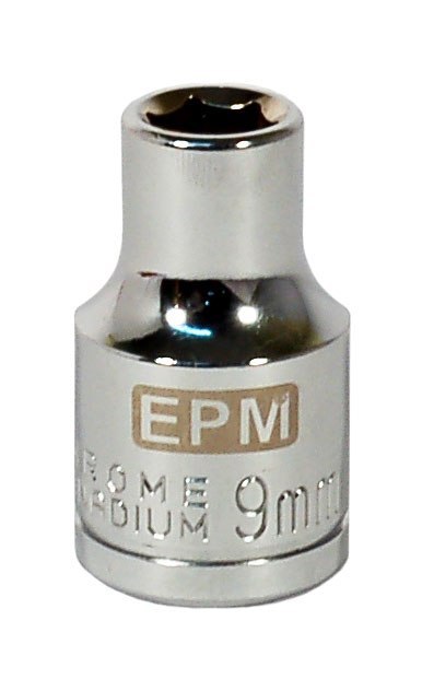 NASADKA KRÓTKA 1/2'' 6-KĄTNA CHROMOWANA 9MM EPM