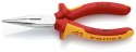 SZCZYPCE TNĄCE PÓŁOKRĄGŁE PROSTE IZOLOWANE 160MM KNIPEX