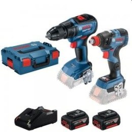 ZESTAW 18 V WIERTARKO-WKR. GSR18V-50+KLUCZ GDX18V-200 2*4.0A BOSCH