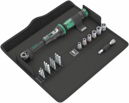 KLUCZ DYNAMOMETRYCZNY CLICK-TORQUE 1/4''2.5-25NM, 20CZĘŚCI WERA