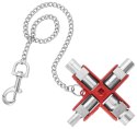 KLUCZ UNIWERSALNY DO WSZYSTKICH STANDARDOWYCH TABLIC ROZDZI. KNIPEX