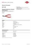 SZCZYPCE DO PIERŚCIENI SEGERA WEWNĘTRZNE PROST.130MM 08-13MM KNIPEX