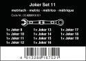 ZESTAW KLUCZY PŁASKO-OCZKOWYCH Z GRZECHOTKĄ JOKER WERA