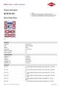 ZESTAW SZCZYPIEC DO PIERŚCIENI OSADCZYCH 8-CZ. 00 20 04 V01 KNIPEX