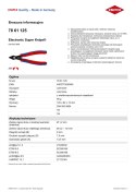 SZCZYPCE TNĄCE SUPER KNIPS 125MM KNIPEX