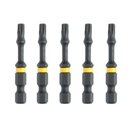 KOŃCÓWKI WKRĘTAKOWE UDAROWE TORSION T30/50 MM 5SZT DEWALT