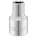 NASADKA KRÓTKA 6-KĄTNA CHROMOWANA 1/2 27MM STANLEY