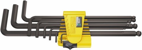 ZESTAW KLUCZY TRZPIENIOWYCH IMPERIAL Z KULKĄ HEX PLUS 9 CZ, WERA