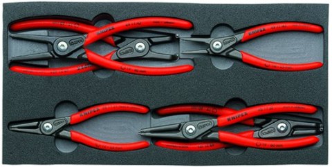 ZESTAW SZCZYPIEC DO PIERŚCIENI OSADCZYCH 6CZ. KNIPEX