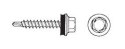 WKRĘT SAMOWIERTNY 4.8*50MM RAL 3011 UN