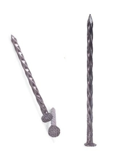 GWOŹDZIE KWADRATOWE SKRĘCANE OCYNKOWANE 4.5*125MM METALURGIA