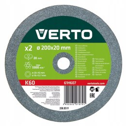 ŚCIERNICA CERAMICZNA KPL. 2 SZTUKI 200*20*20MM VERTO