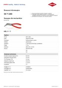 SZCZYPCE DLA MECHANIKÓW 200MM KNIPEX
