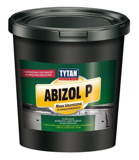 ABIZOL P TYTAN MASA BITUMICZNA DO IZOLACJI POWŁOKOWYCH 9KG TYTAN