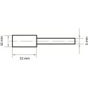 ŚCIERNICA TRZPIENIOWA EKWBR 46 O/P V7 16*32*6 LUKAS
