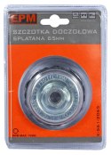 SZCZOTKA DOCZOŁOWA SPLATANA 85MM ZN EPM