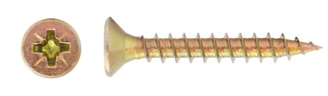 WKRĘT DO DREWNA OCYNK ŻÓŁTY 4.5*16MM MC FIX