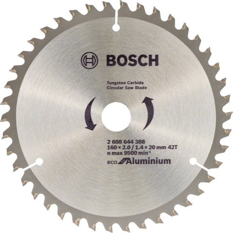 TARCZA PILARSKA ECO ALU 160*2.0/1.4*20 42T BOSCH