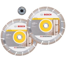 ZESTAW TARCZ DIAMENTOWYCH 230MM 2 SZT. + NAKRĘTKA SDS BOSCH