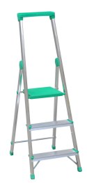 DRABINA ALUMINIOWA WOLNOSTOJĄCA 132CM 2 STOPNIE + PODEST DRABEX