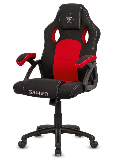 Fotel obrotowy do biurka CARRERA M RED FABRIC GAMER OUTLET Lugano Fotel obrotowy do biurka CARRERA M RED FABRIC GAMER OUTLET Lugano