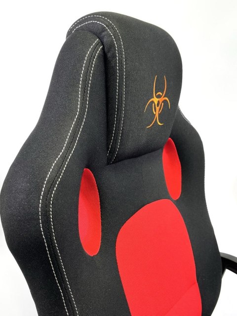 Fotel obrotowy do biurka CARRERA M RED FABRIC GAMER OUTLET Lugano Fotel obrotowy do biurka CARRERA M RED FABRIC GAMER OUTLET Lugano