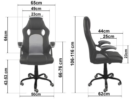 Fotel obrotowy do biurka CARRERA M RED FABRIC GAMER OUTLET Lugano Fotel obrotowy do biurka CARRERA M RED FABRIC GAMER OUTLET Lugano