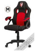 Fotel obrotowy do biurka CARRERA M RED YAKUZA FABRIC Lugano