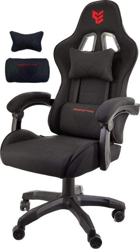 Fotel obrotowy gamingowy HERO ENZO BLACK FABRIC Prototype Fotel obrotowy gamingowy HERO ENZO BLACK FABRIC Prototype