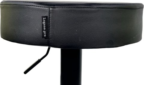 Krzesło barowe SMILE BAR BLACK PU hoker OUTLET Lugano Krzesło barowe SMILE BAR BLACK PU hoker OUTLET Lugano