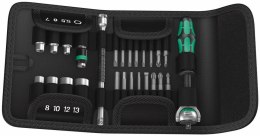 ZESTAW WKRĘTAKÓW+NASADKI KRAFTFORM KOMPAKT 1/4' ZYKLOP 26CZ WERA