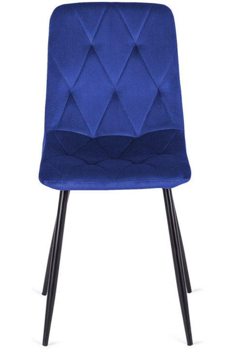 Krzesło tapicerowane BORGO VELVET BLUE Lugano Krzesło tapicerowane BORGO VELVET BLUE Lugano