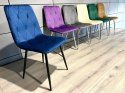 Krzesło tapicerowane BORGO VELVET BLUE Lugano