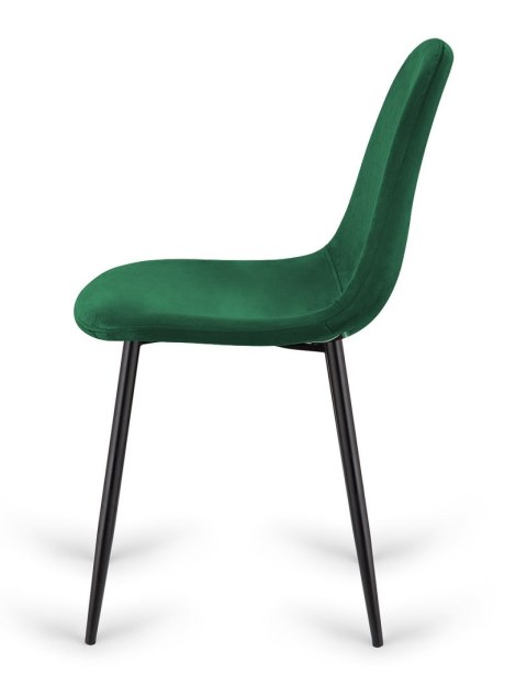 Krzesło tapicerowane GIULIA VELVET GREEN Lugano Krzesło tapicerowane GIULIA VELVET GREEN Lugano