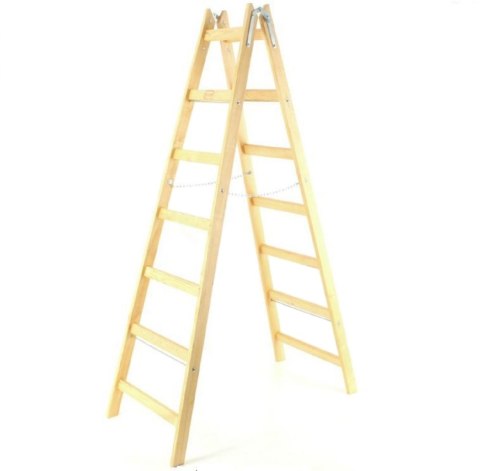 DRABINA DREWNIANA MALARSKA DWUSTRONNA 2x7* BEST TOOLS BEST TOOLS