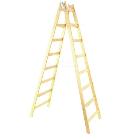 DRABINA DREWNIANA MALARSKA DWUSTRONNA 2x8* BEST TOOLS BEST TOOLS