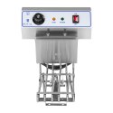 Frytownica podwójna dwukomorowa z szafką 400V - 2x10L Royal Catering