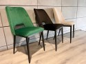 Krzesło tapicerowane GOTI GREEN VELVET Lugano