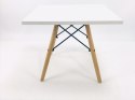 Stolik kawowy kwadratowy CAPRI BIANCO 50 cm Lugano
