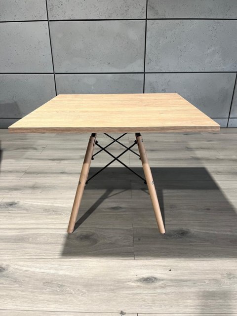 Stolik kawowy kwadratowy CAPRI WOOD 60x60 cm Lugano