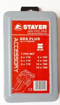 ZESTAW WIERTEŁ SDS-PLUS 7SZT STAYER STAYER