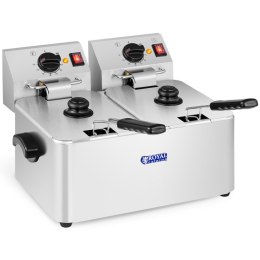 Frytownica elektryczna podwójna z termostatem EGO 2x4L Royal Catering