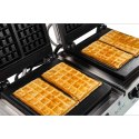 Gofrownica prostokątna podwójna na 4 gofry belgijskie Royal Catering