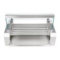 Grill rolkowy z pokrywą roller grill podgrzewacz do parówek 7 rolek Royal Catering