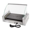 Grill rolkowy z szybą Roller grill z rolkami z teflonu 7T Royal Catering